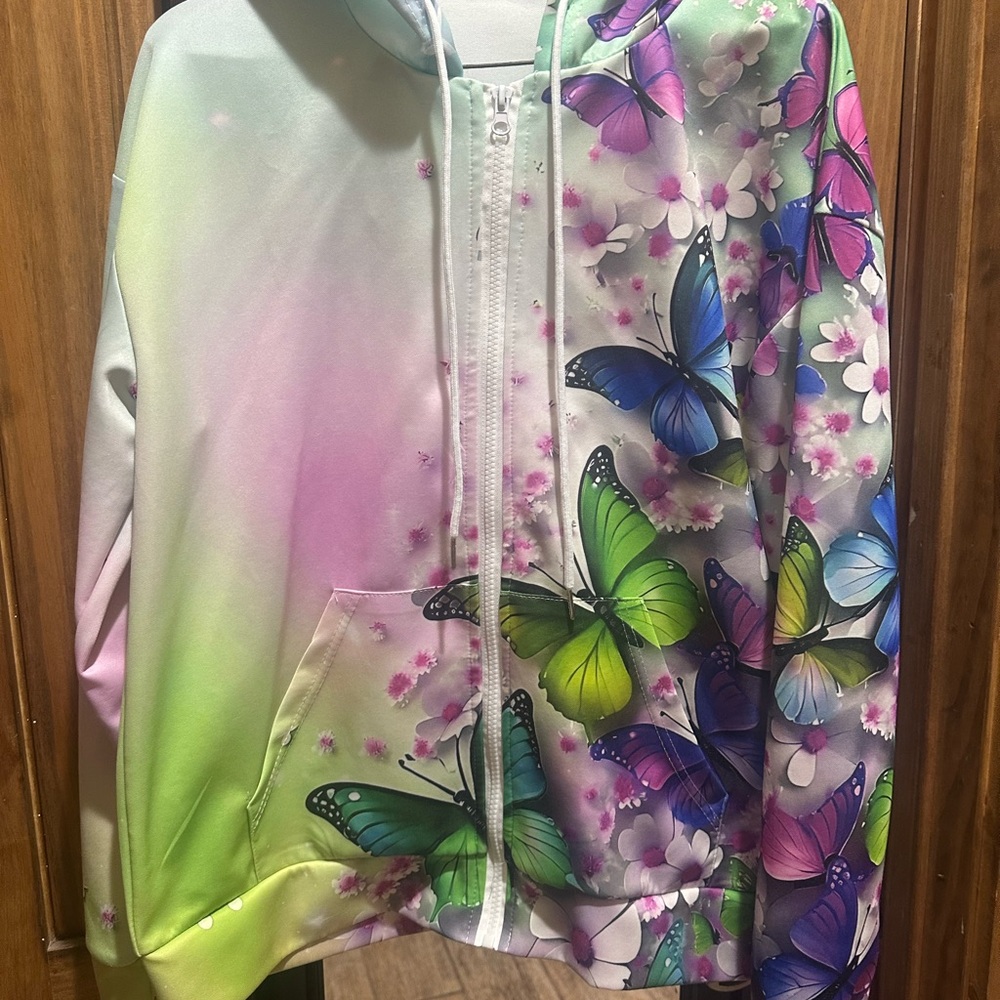 Colorful Butterfly Hoodie